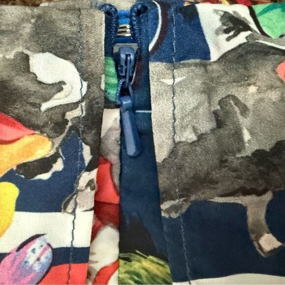 Vibrant Multicolor Wide Leg Jumpsuit - ASOS Tropical Print (UK 16, EU 46, US 14) - Picture 6 of 15